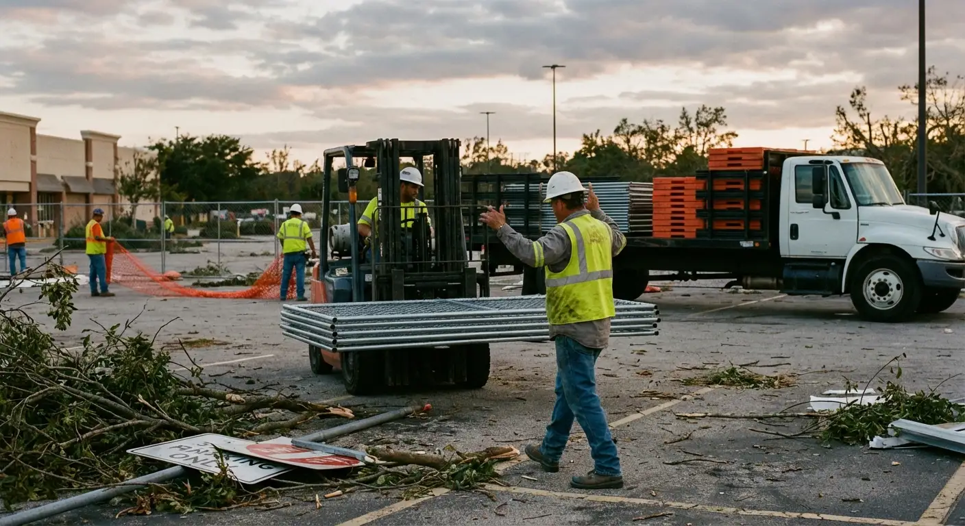 Emergency fencing deployment in Beaumont, CA