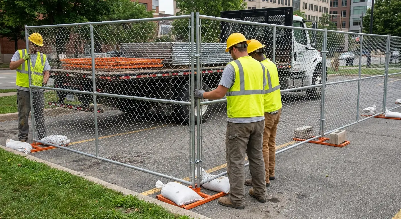 Temporary fencing solutions meeting Beaumont requirements