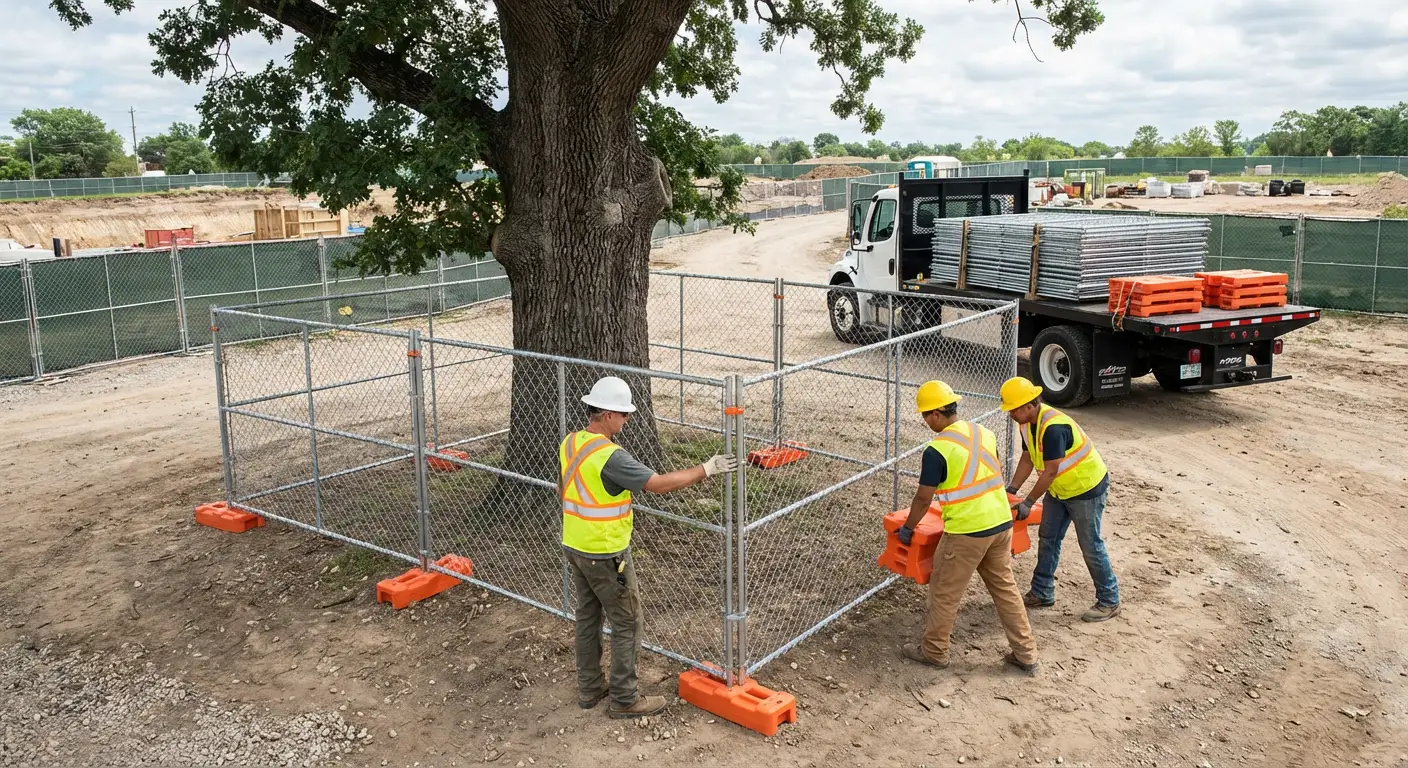 Temporary gate rental and secure perimeter fencing in Beaumont, CA