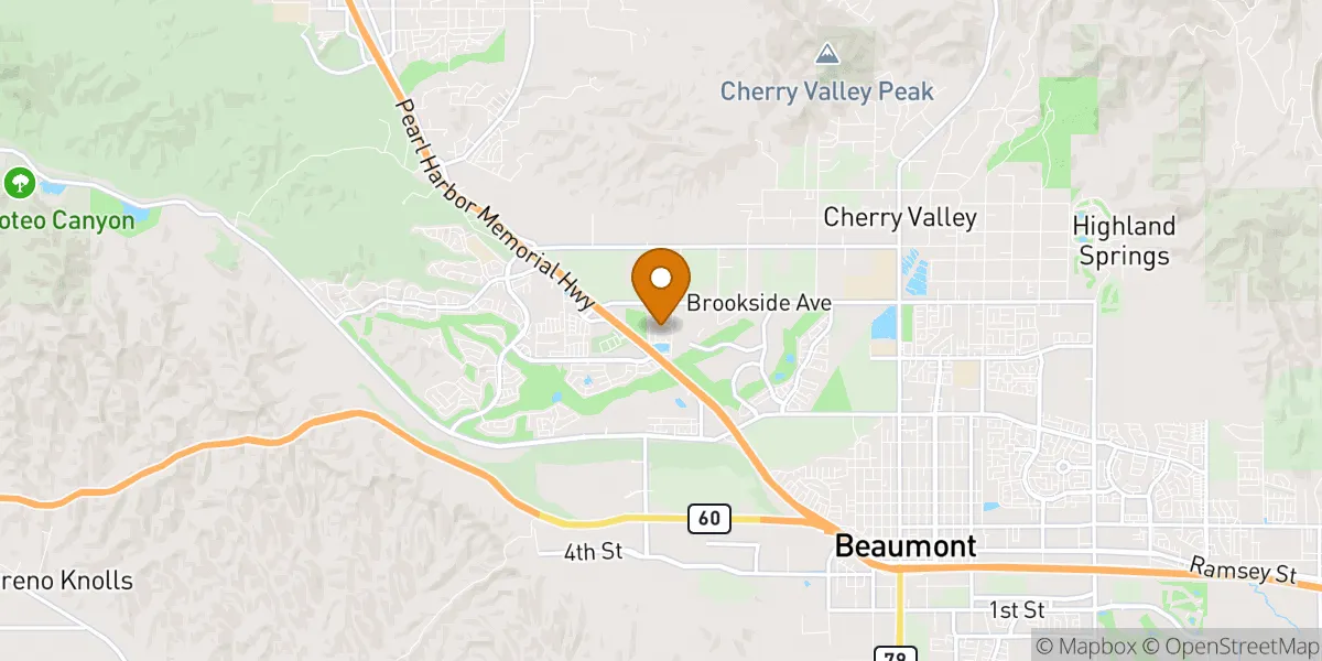  neighborhood map in Beaumont, CA