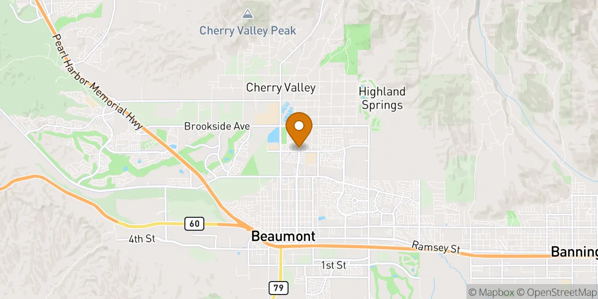  neighborhood map in Beaumont, CA