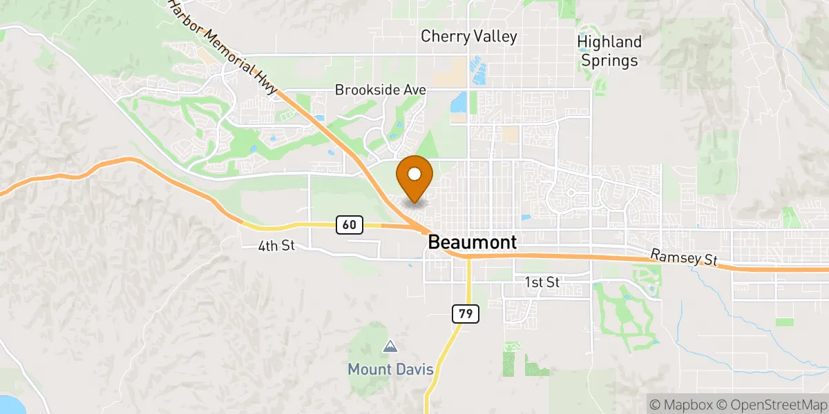  neighborhood map in Beaumont, CA
