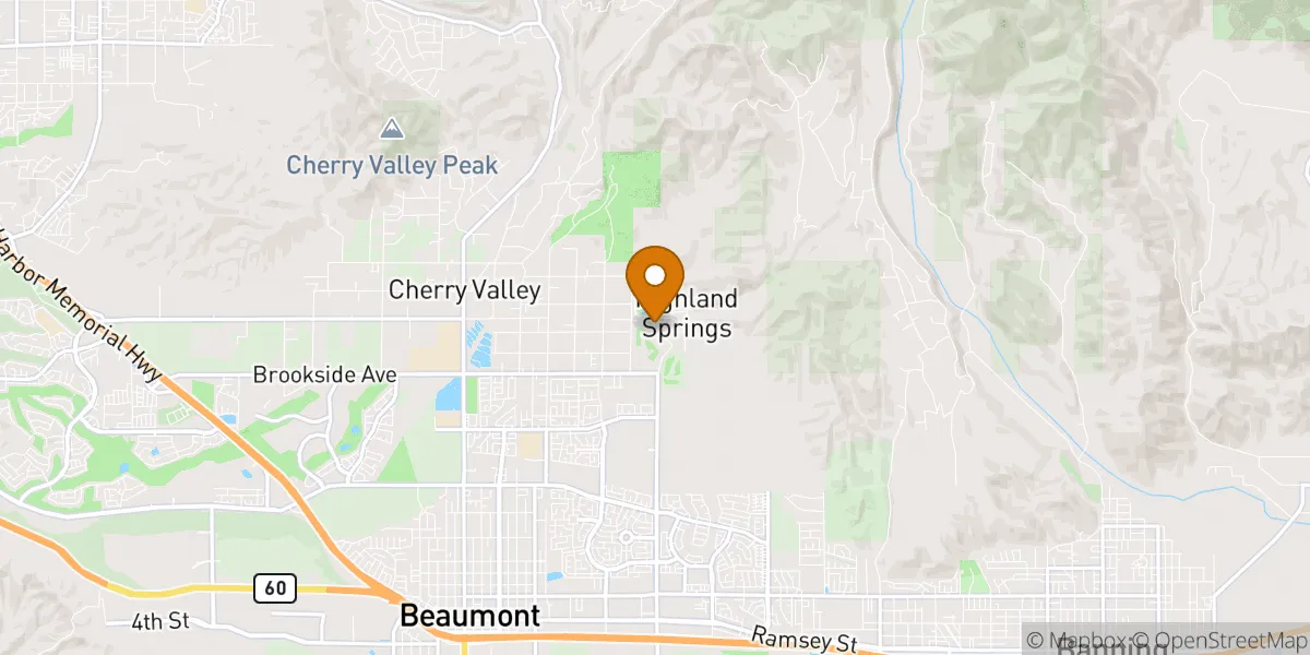  neighborhood map in Beaumont, CA