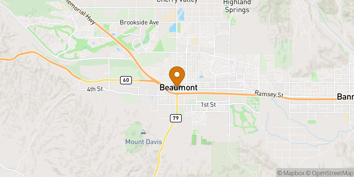  neighborhood map in Beaumont, CA