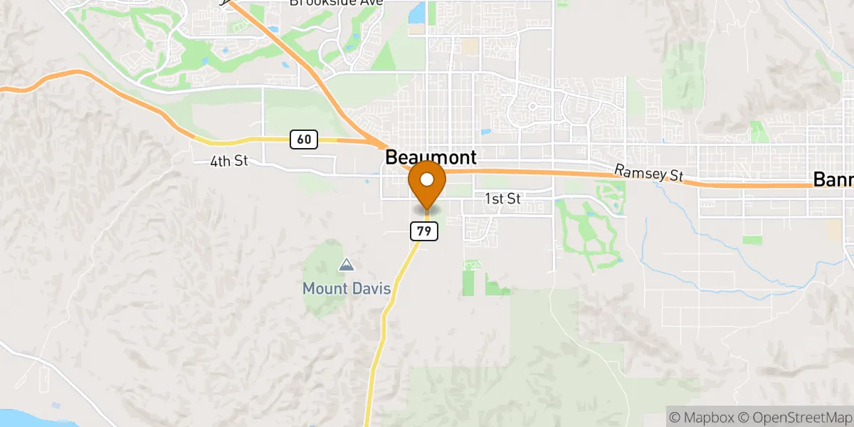  neighborhood map in Beaumont, CA
