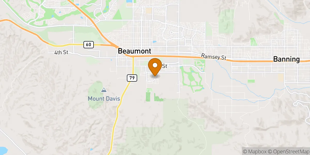  neighborhood map in Beaumont, CA