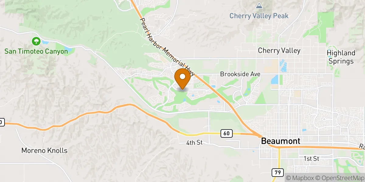  neighborhood map in Beaumont, CA